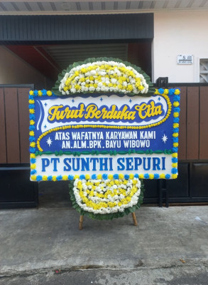 Papan Bunga Duka di Murtigading
